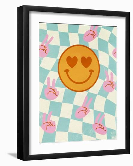 All Smiles II-Victoria Barnes-Framed Art Print