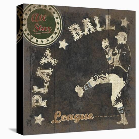 All Star League-The Vintage Collection-Framed Stretched Canvas