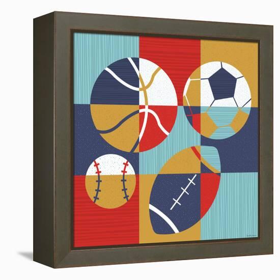 All Star Sports-Heather Rosas-Framed Stretched Canvas