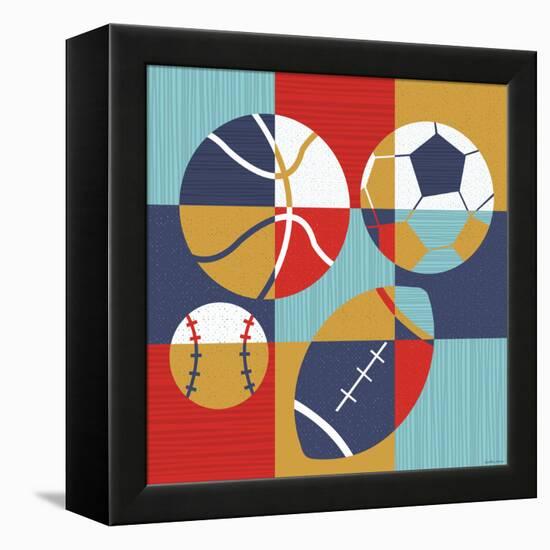 All Star Sports-Heather Rosas-Framed Stretched Canvas