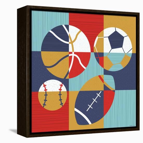 All Star Sports-Heather Rosas-Framed Stretched Canvas