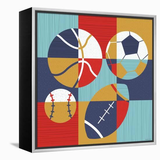 All Star Sports-Heather Rosas-Framed Stretched Canvas