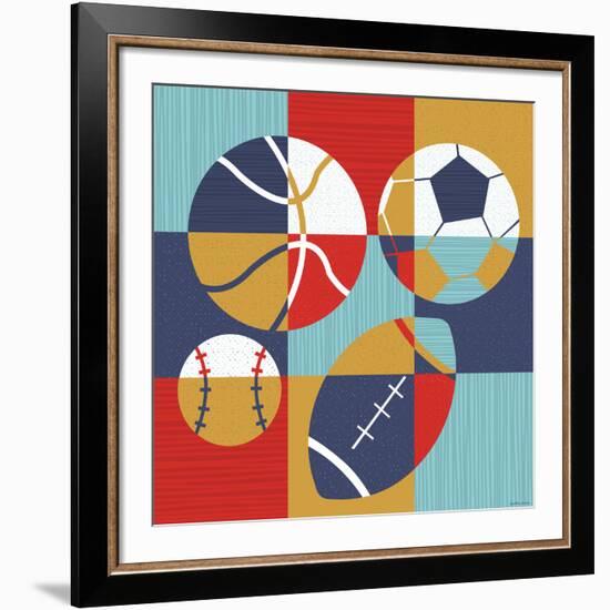 All Star Sports-Heather Rosas-Framed Art Print