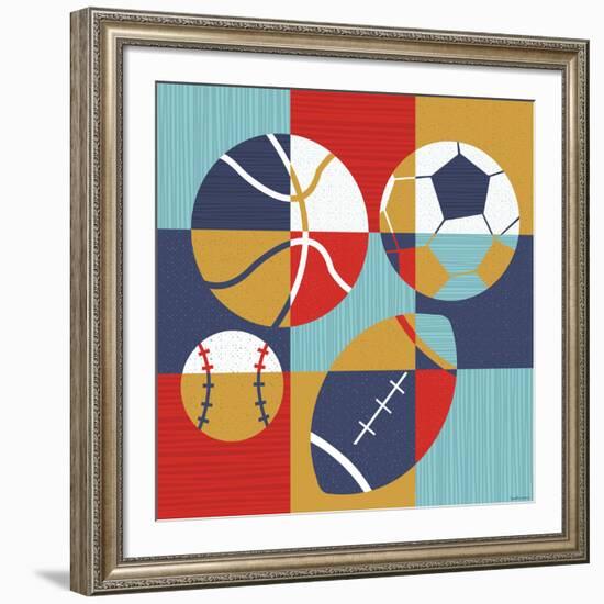 All Star Sports-Heather Rosas-Framed Art Print