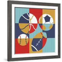 All Star Sports-Heather Rosas-Framed Art Print