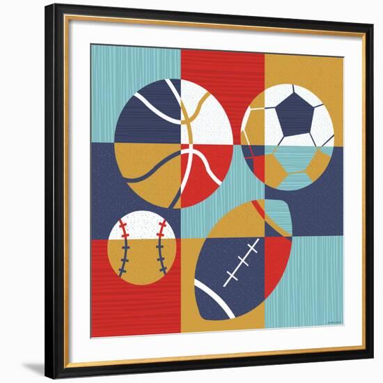 All Star Sports-Heather Rosas-Framed Art Print