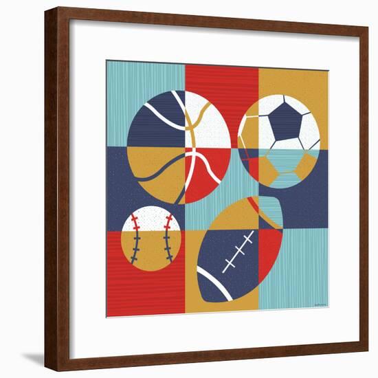 All Star Sports-Heather Rosas-Framed Art Print