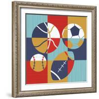 All Star Sports-Heather Rosas-Framed Art Print