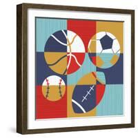 All Star Sports-Heather Rosas-Framed Art Print