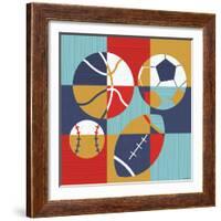 All Star Sports-Heather Rosas-Framed Art Print