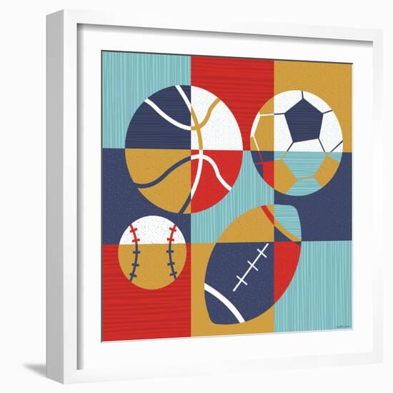 All Star Sports-Heather Rosas-Framed Art Print