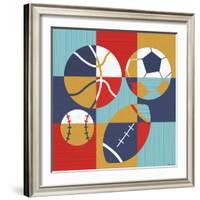 All Star Sports-Heather Rosas-Framed Art Print