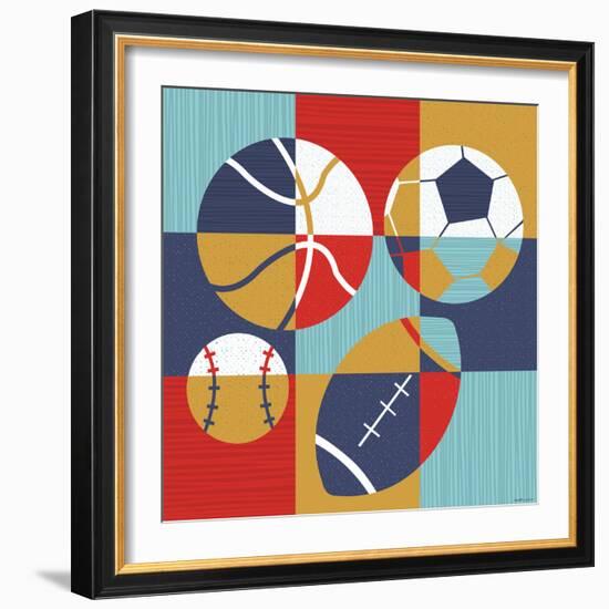 All Star Sports-Heather Rosas-Framed Art Print