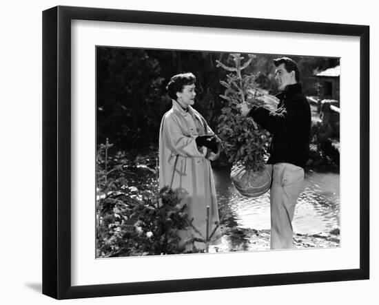 All That Heaven Allows, Jane Wyman, Rock Hudson, 1955-null-Framed Photo