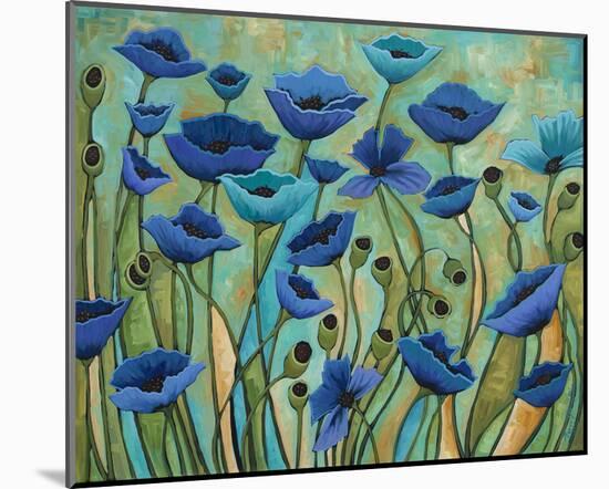 All that is Blue-Peggy Davis-Mounted Giclee Print