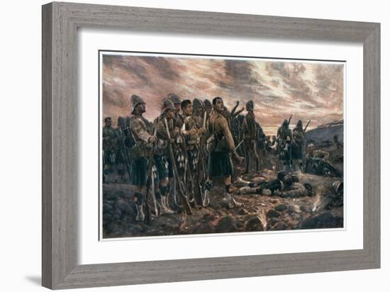 All That Was Left of Them, 2nd Boer War, 1899-Richard Caton Woodville II-Framed Giclee Print