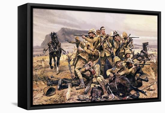 All That Was Left of Them-Richard Caton Woodville-Framed Premier Image Canvas