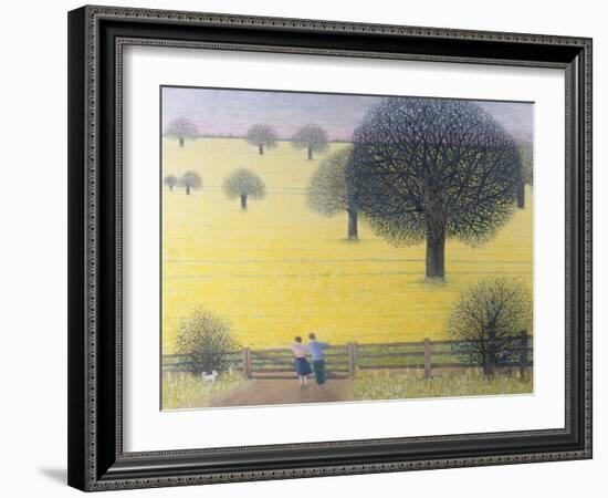 All That Yellow-Pat Scott-Framed Giclee Print