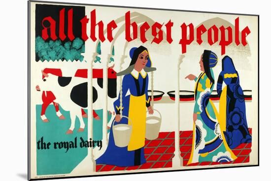 All the Best People - the Royal Dairy-Harold Sandys Williamson-Mounted Giclee Print