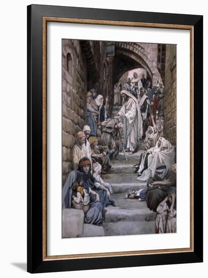 All the City Was Gathered Together-James Tissot-Framed Giclee Print