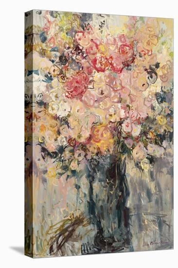 All The Flowers-Lilia Orlova Holmes-Framed Stretched Canvas