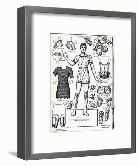 'All The Gorgeous Panoply of A Knight with the Various Parts of His Armour', c1934-Unknown-Framed Giclee Print