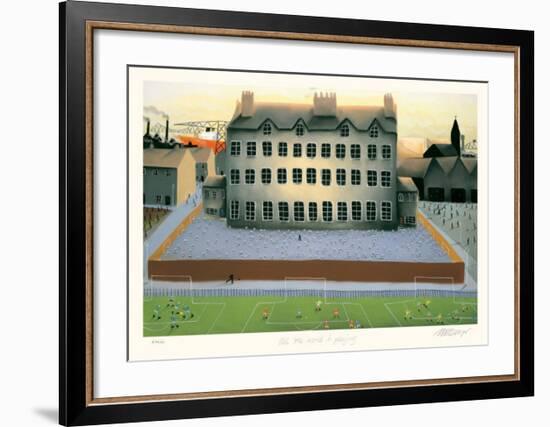 All the World is Playing-Mackenzie Thorpe-Framed Collectable Print