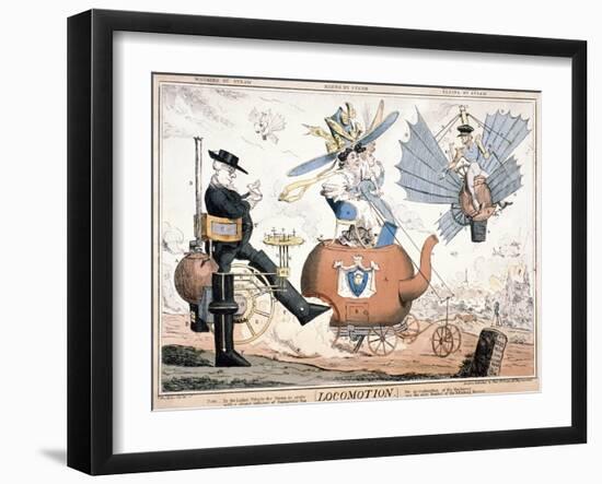 All the World's a Stage..., London, C1824-W Taylor-Framed Giclee Print