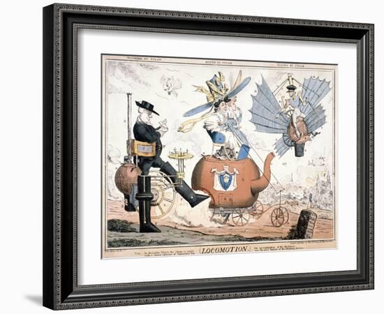All the World's a Stage..., London, C1824-W Taylor-Framed Giclee Print