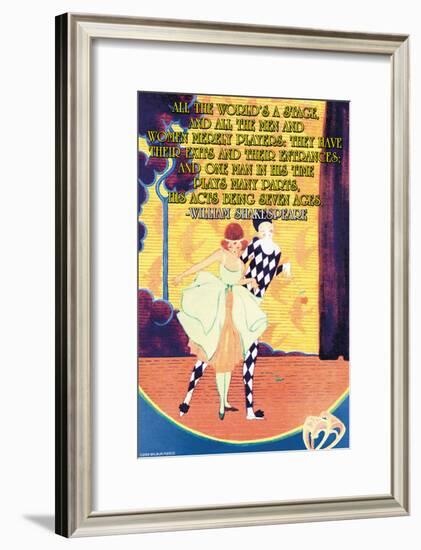 All the World's a Stage-null-Framed Art Print