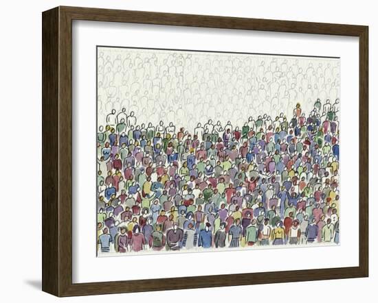 All These People-Diana Ong-Framed Giclee Print