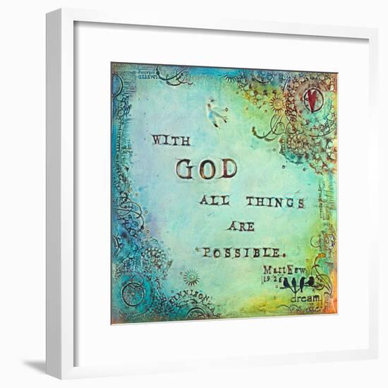 All Things are Possible-Carolyn Kinnison-Framed Art Print