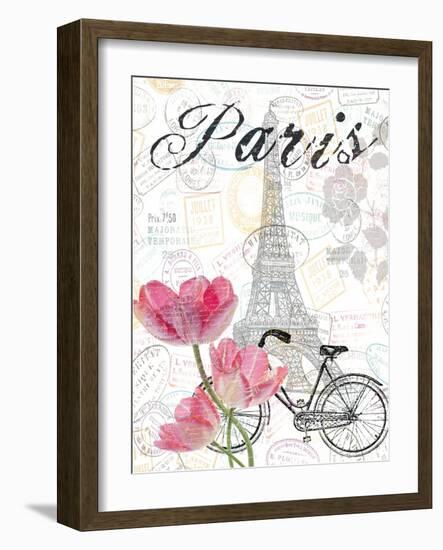 All Things Paris 2-Sheldon Lewis-Framed Art Print