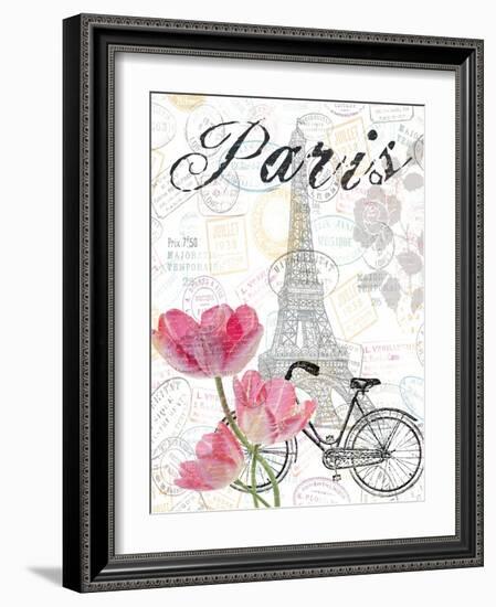 All Things Paris 2-Sheldon Lewis-Framed Art Print