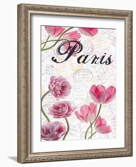 All Things Paris 5-Sheldon Lewis-Framed Art Print