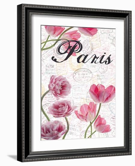 All Things Paris 5-Sheldon Lewis-Framed Art Print