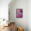 All Things Through Christ (pink)-null-Framed Stretched Canvas displayed on a wall