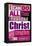 All Things Through Christ (pink)-null-Framed Stretched Canvas