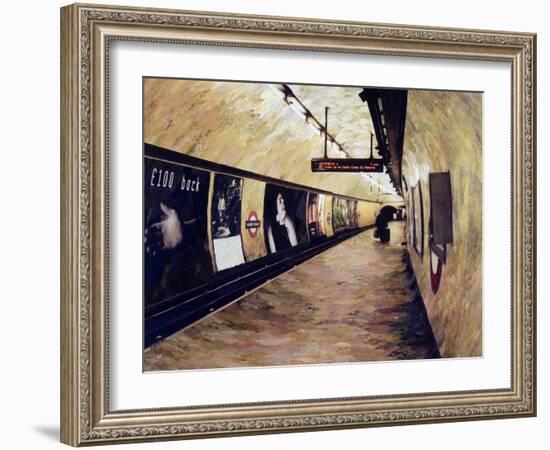 All Trains Go to King's Cross St Pancras, 2004-Ellen Golla-Framed Giclee Print