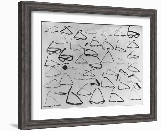 All Types of Eyeglasses-Ralph Morse-Framed Photographic Print