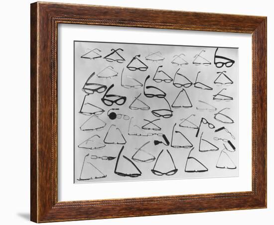 All Types of Eyeglasses-Ralph Morse-Framed Photographic Print