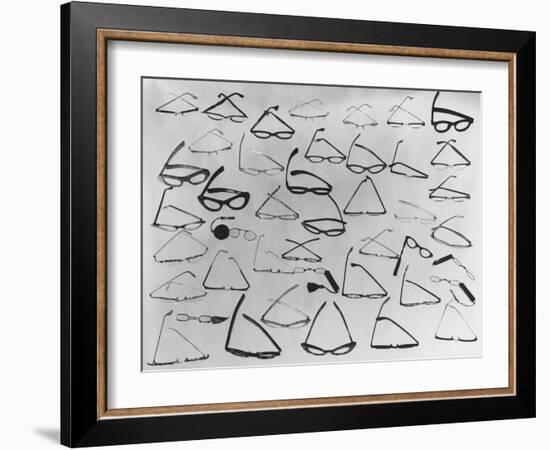 All Types of Eyeglasses-Ralph Morse-Framed Photographic Print