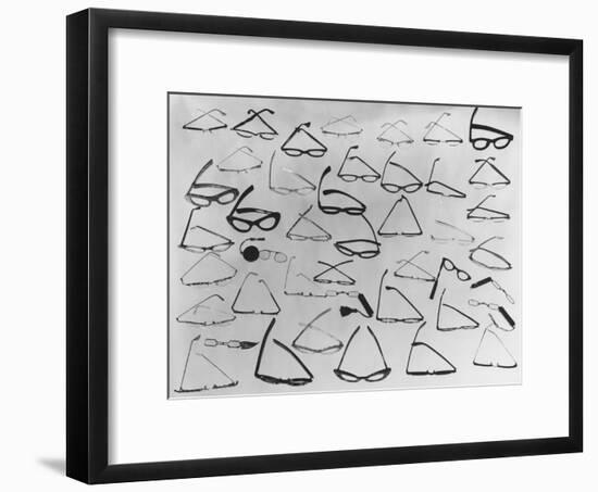 All Types of Eyeglasses-Ralph Morse-Framed Photographic Print