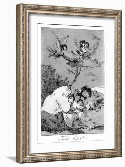 All Will Fall, 1799-Francisco de Goya-Framed Giclee Print