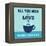 All You Need Is Love and More Coffee 1-Lorand Okos-Framed Stretched Canvas