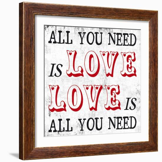 All You Need is Love-Max Carter-Framed Art Print