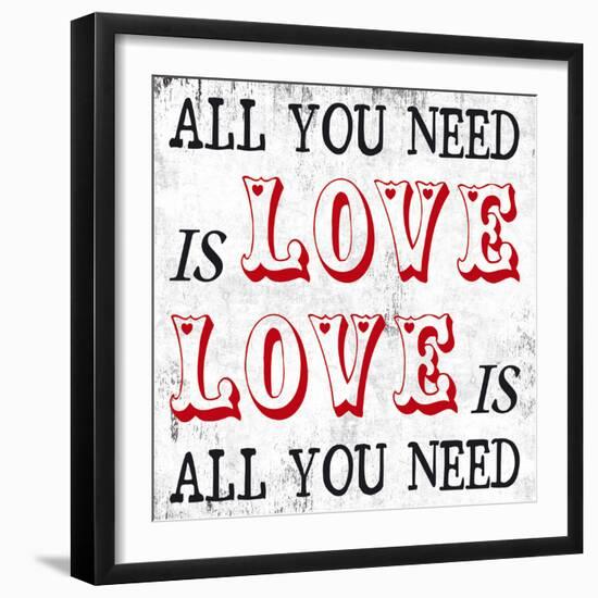 All You Need is Love-Max Carter-Framed Art Print