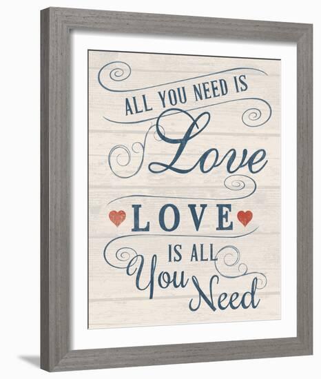 All You Need is Love-Tom Frazier-Framed Art Print