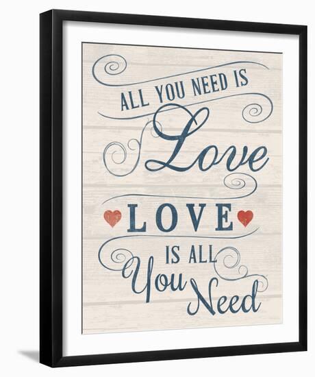 All You Need is Love-Tom Frazier-Framed Art Print