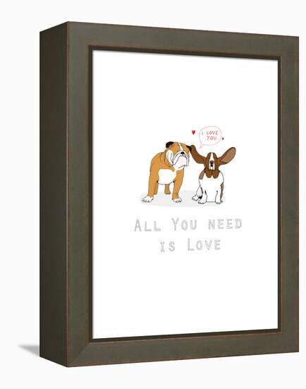 All You Need Is Love-Hanna Melin-Framed Premier Image Canvas